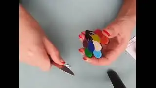 Процесс сборки / Брошь бижутерия Воздушные шары