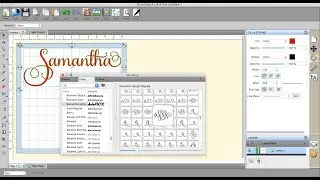 Samantha Font in Sure Cuts A Lot 5 Tutorial