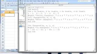 Excel VBA Topic 4.3 - Passing By Reference vs Passing By Value