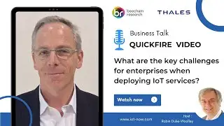 What are the key challenges for enterprises when deploying IoT services?