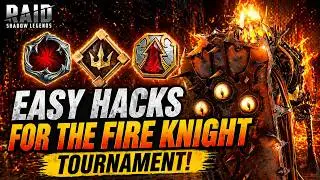 EASY HACKS FOR SPECIAL FIRE KNIGHT TITAN EVENT! RAID: Shadow Legends