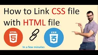 How to link CSS to HTML_How to link Css and html in vs code|Link css file to html #trending #html