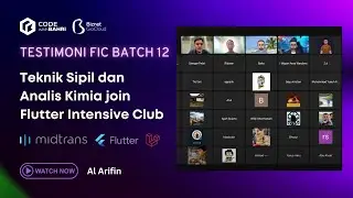 Testimoni Member dari Teknik Sipil Join Flutter Intensive Club