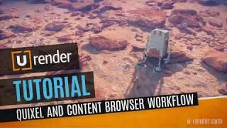 Quixel Megascan and C4D Content Browser Workflow - U-RENDER Tutorial