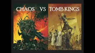 WARHAMMER THE OLD WORLD BATTLE REPORT - CHAOS VS TOMB KINGS
