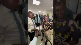 Transport CS Kipchumba Murkomen makes impromptu visit to NTSA's offices in Nairobi.