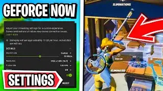 Geforce Now 120 FPS Fortnite! ✅ (Best Geforce Now Settings for Fortnite!)