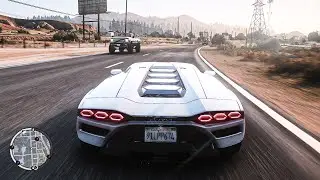 GTA V: Ultra Realistic Graphics on RTX™ 4090 Maxed-Out - Ray-Tracing Graphics Mod Gameplay