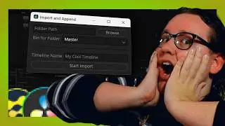 Make a User-Friendly GUI for Fusion Scripting in DaVinci Resolve
