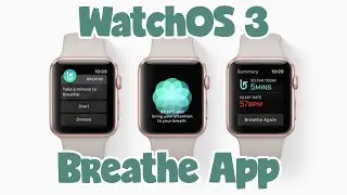 WatchOS 3 Breathe App