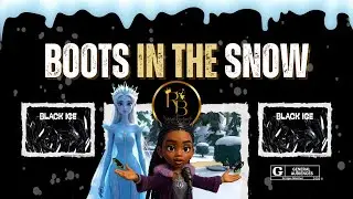 “The Kingdom of Icearé: Legacy of the Black Diamond” Snow Boots In The Snow