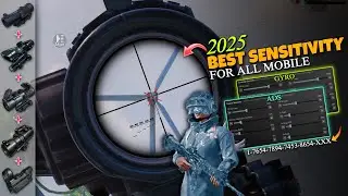 Zero Recoil Best Sensitivity For All Mobile Android & IOS ✅ Gyroscope And Non Gyro | PUBG MOBILE | 🔥