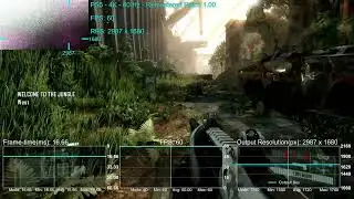 Crysis 3 -  Original vs Remastered - FPS and Resolution (Pixel Counting) - PS3, PS4, PS5 - X360, XSX