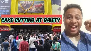 SINGHAM AGAIN.... CAKE CUTTING OUTSIDE GAIETY