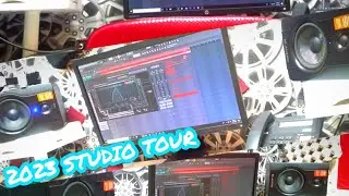 My NEW studio Tour 2023 // EPIC home STUDIO tour 2023 || home recording studio setup