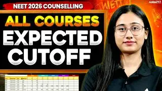 NEET 2026 Counselling: All Courses Expected Cutoff 🔥| Bharti Ma'am