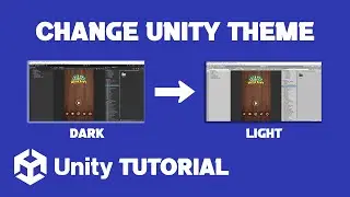 How To Change Unity Theme | How To Change Unity Dark Theme | How To Change Unity Editor Theme