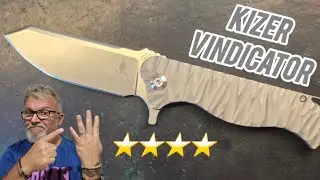 Kizer Vindicator  4️⃣⭐ #knifereview #knifedisassembly #edcknife #kizerknives #kizervindicator
