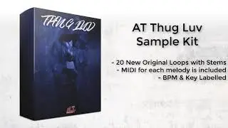Toosii Type Sample Pack - AT Thug Luv MIDI & Sample Pack