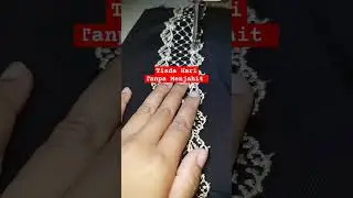 Pasang Renda Gamis #shorts #subscribe