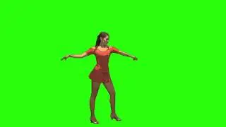 Free Green Screen Dance Charlotte henry HD
