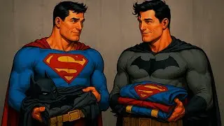 BATMAN and SUPERMAN exchange COSTUMES to go on a DOUBLE DATE
