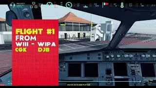 #P3D v4.5 HF3 FSLABS A320X AIRASIA FULL FLIGHT with ATSU FEATURE