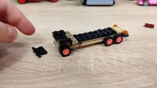 Собираю длиннобазный Камаз из конструктора Lego