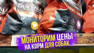 What is the current price of dog food at a retail pet store. Price monitoring