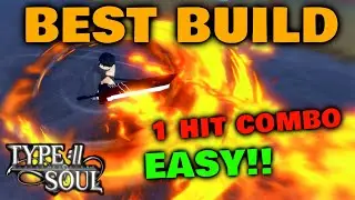 TYPE SOUL BEST BUILD META🔥 | Fire Shikai X Greatsword X Speed INSANE COMBO SKILLS #typesoul