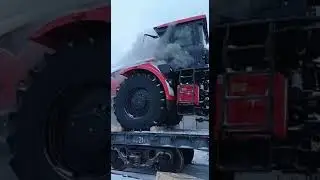 Запуск кировца - 25 (только с завода прибыл) 