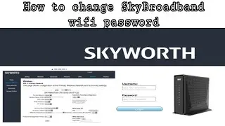 How to Change SkyBroadband WiFi Name and Password | RowenaBombon