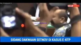 Sidang perdana setya novanto  (setnov)