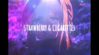 typograpy violet evergarden edit - strawberry and cigarettes | Alight Motion