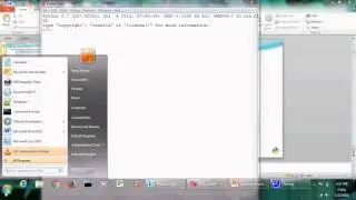 Python Interpreter with hello world program