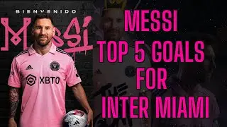 Messi All Goals For Inter Miami -HD English Commentary