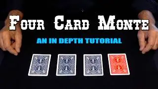 RED BLACK & BLUE (4 Card Monte Card Trick) ~ An In-Depth Tutorial