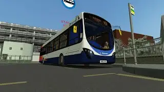 |OMSI 2 - Lincolnshire V0.91 - (KICKDOWN) Volvo B7RLE ZF Ecolife - 101 To Scunthorpe|
