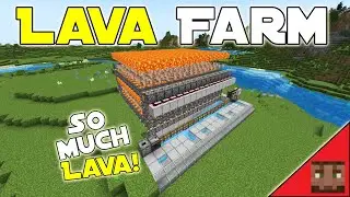 Easy yet Insane lava farm! [MCBE/Xbox/PS/Switch/PC]