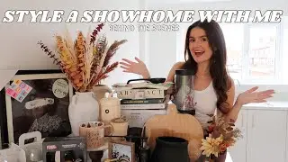 HOW TO STYLE A NEW BUILD SHOWHOME BEHIND THE SCENES| FT A HUGE HOME HAUL HOMESENSE, THE RANGE, B&M