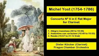 Michel Yost (1754-1786) - Concerto Nº 8 in E flat Major for Clarinet