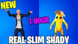 FORTNITE REAL SLIM SHADY EMOTE 1 HOUR DANCE! (EMINEM EMOTE)
