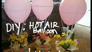 DIY: Hot Air Balloon Table Center