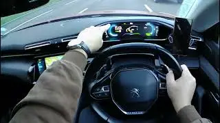 POV Driving Peugeot 508 – Filmed with WOLFANG GA100 Action Cam