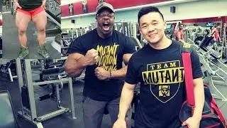 LEG DAY WITH JEFFERY CHAN ft. IFBB PRO RENALDO GAIRY