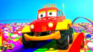 Learn Colors With Monster Truck Dan Educational Video for Kids