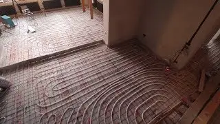 Heating. Underfloor heating. Installation guidelines for underfloor heating as the primary heatin...