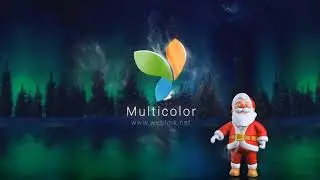 Christmas Santa Magic Logo Animation