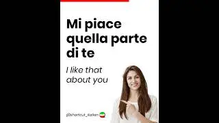 Mi piace quella parte di te