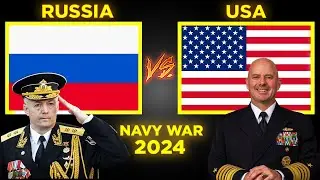 Russia vs USA Navy Power Comparison 2024 | USA vs Russia Navy Power Comparison 2024